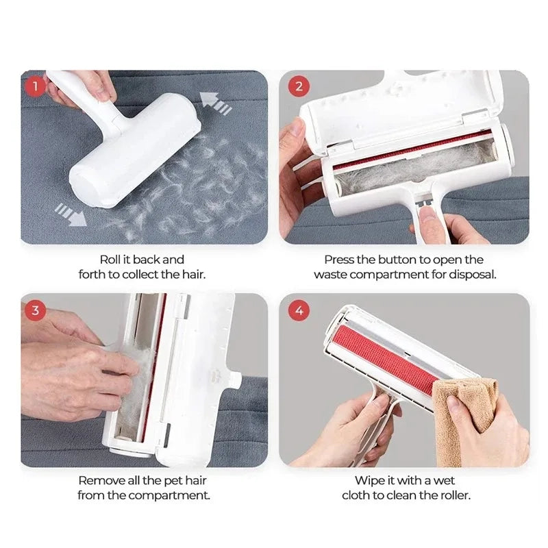 Self-Cleaning Pet Hair Remover Roller